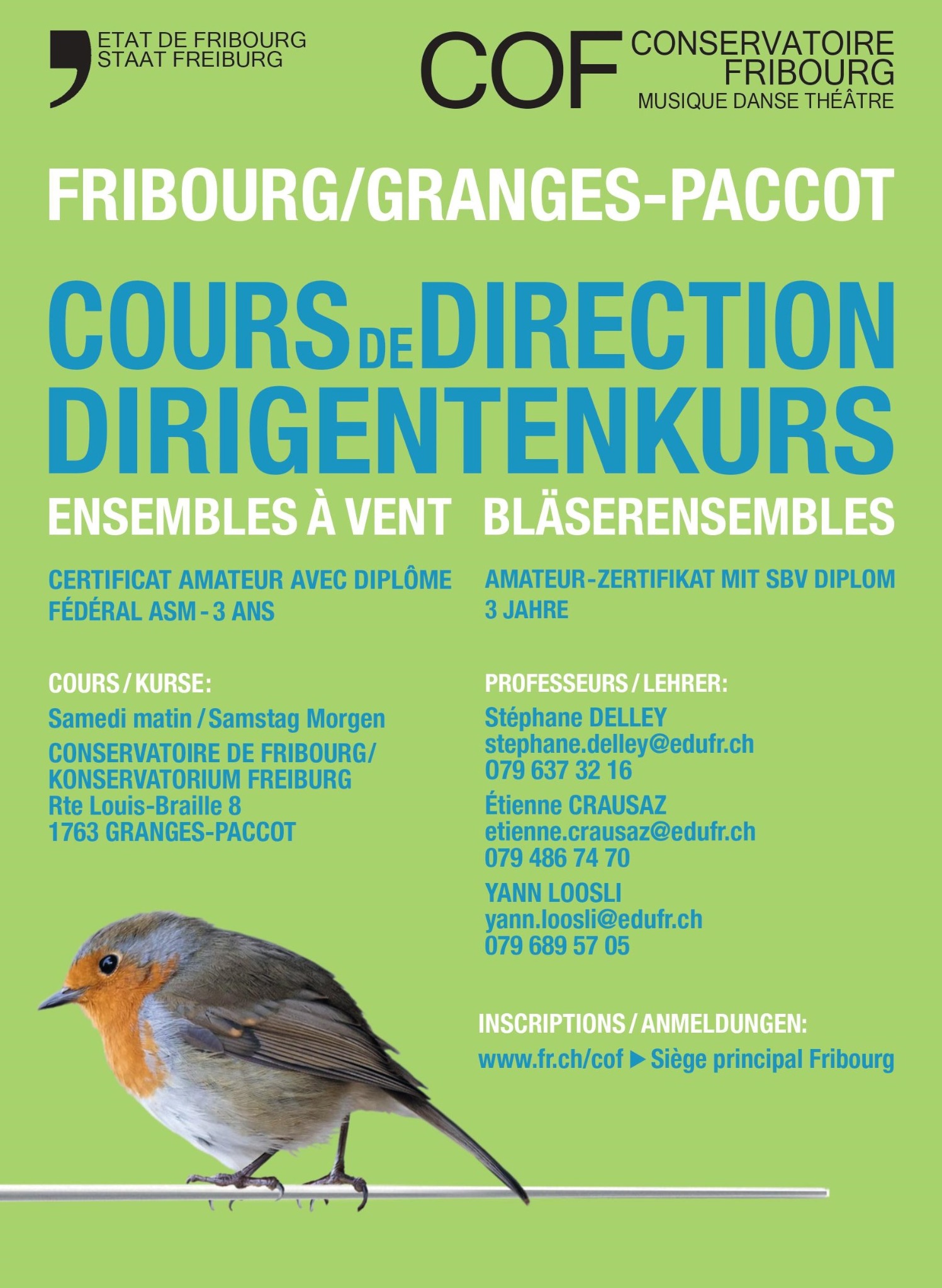 Cours de direction 2021